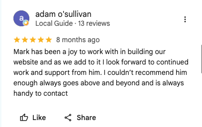 Google review 10 for Ceim Digital