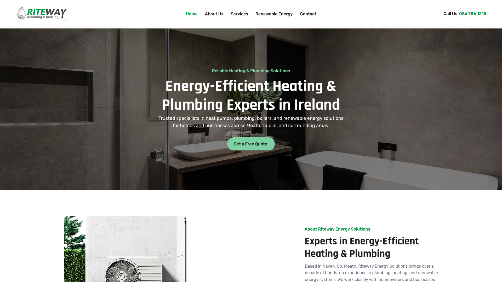RiteWay Energy Solutions website screenshot
